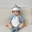 BH2 cá mập cho bé Bộ áo liền quần mùa thu mới Trang phục chụp ảnh Halloween Tay nghề tinh tế HB2