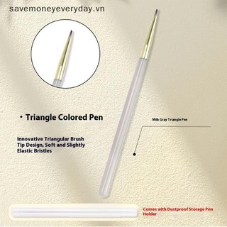 [savemoneyeveryday] 1 / 5 / 6 Cái Nail Art Brush Checker Vẽ móng tay Vẽ tranh Line Brush Nail Art Tool Acrylic Painting Brushes DIY Design Dụng cụ làm móng tay [vn]
