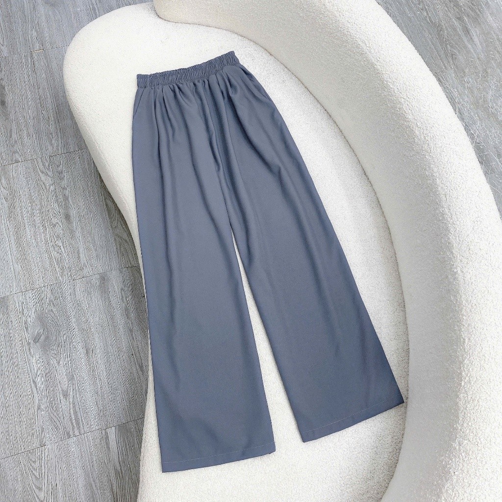 ComBo Quần Dài Bigsize Nữ Đi Làm Đi Chơi Cạp Chun To Mặc Êm Thiết Kế Suông Ống Rộng Q558