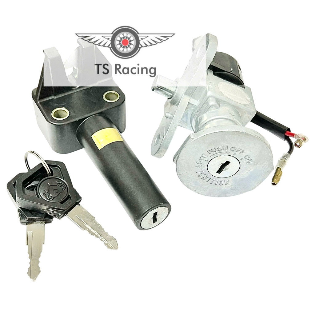 Bộ ổ khoá trước sau taurus 2 dây vương niệm (Xe Nhật)