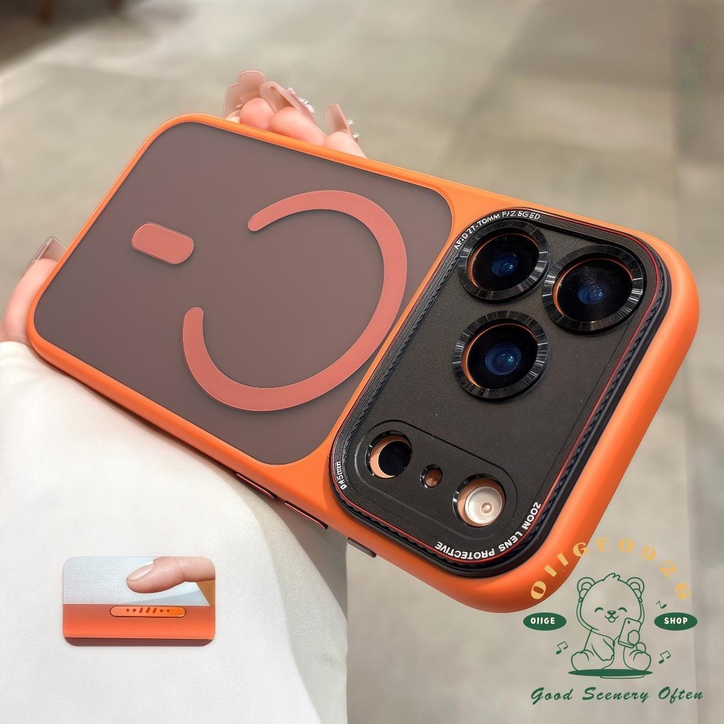 【 Ốp lưng iPhone17 】 Vỏ điện thoại từ tính nhạy cảm với da Lycra iphone17 Pro Max 16 15 cho vỏ iPhone Vỏ mềm silicon TPU chống sốc
