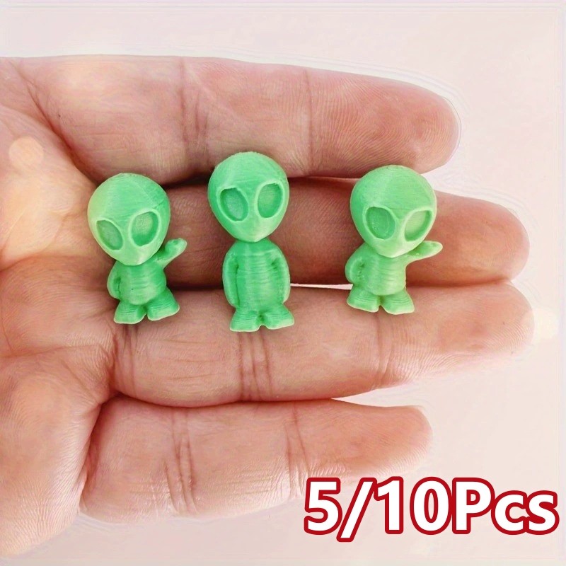5 / 10 Chiếc Thích Hợp Trang Trí Nội Thất Không Gian Chủ Đề Đảng Sưu Tập 3D In Hình Người Ngoài Hành Tinh Tượng Đồ Trang Trí