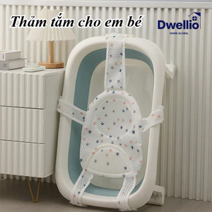Lưới Tắm Cho Bé,Thảm tắm cho bé chất lượng cao,Thiết kế gập lại được,Chống Trượt Dễ Chịu
