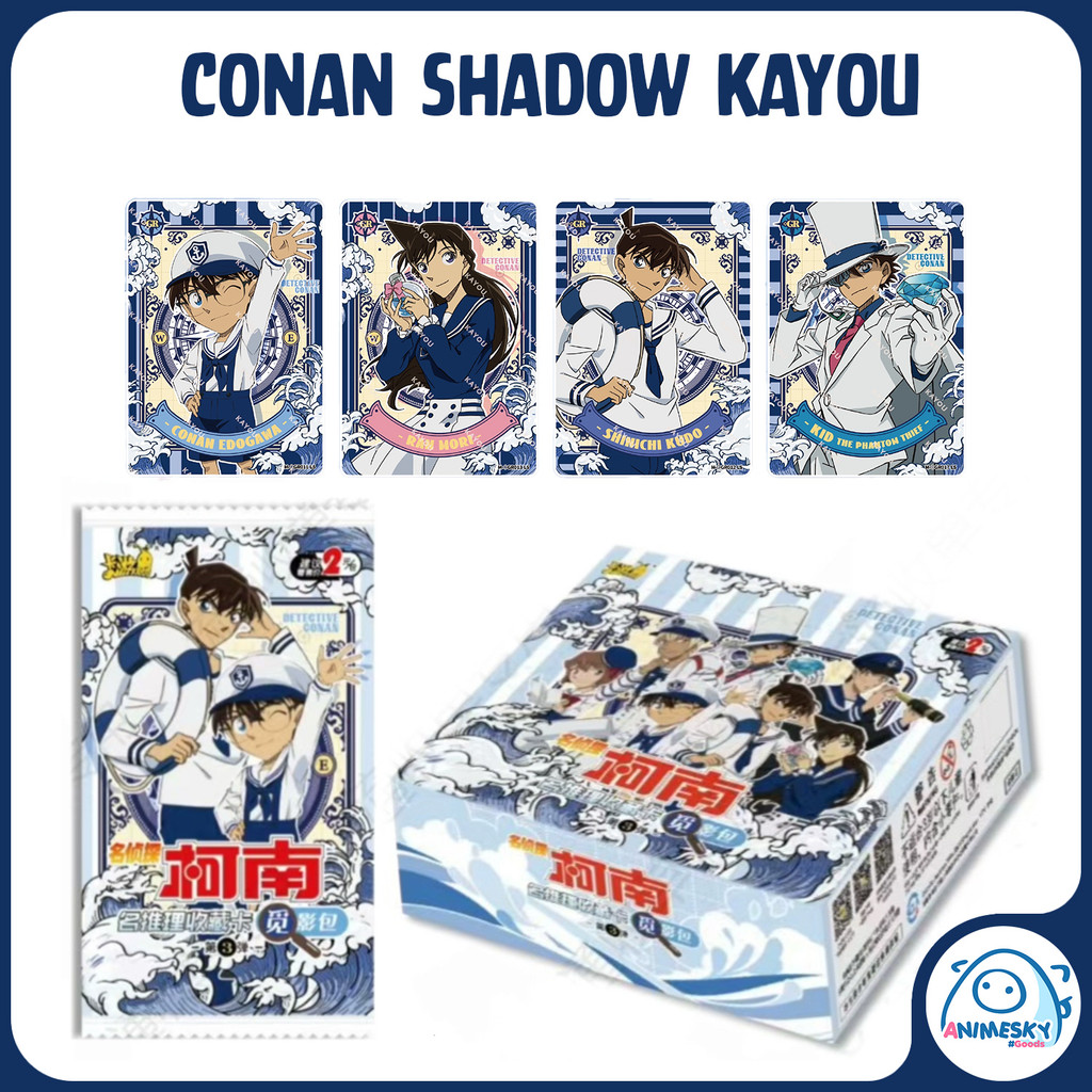 [Có sẵn] Pack card Thám Tử Conan Shadow Kayou - Gói 4 thẻ Detective ...