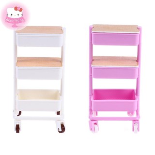 Moonlights 1 Bộ 1: 12 Nhà Búp Bê Xe Đẩy Thu Nhỏ Xe Ăn Có Bánh Xe Lưu Trữ Kệ Trưng Bày Kệ Sách Đồ Nội Thất Mô Hình Trang Trí EN