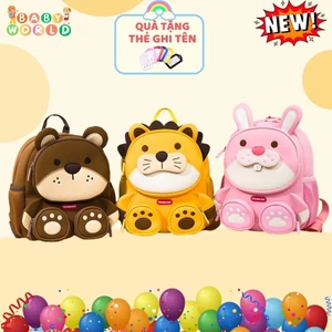 Balo mầm non cho trẻ 2-5 tuổi, cặp mẫu giáo chất liệu cao cấp, mềm mại và siêu nhẹ.