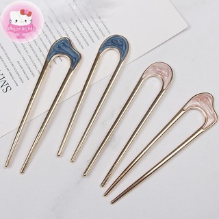 Moonlights Metal U Shape Hair Stick Nữ Thanh Lịch Men Kẹp Tóc Nữ Mũ Mới EN