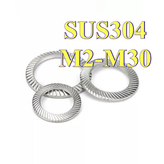 Long đền nord chống xoay  Thép đen, lông đền răng chống tháo , Long đen Inox 304 cho bulong M2-M30 [LXY-CB-1]