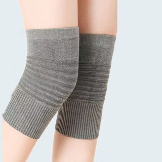 Miếng đệm nẹp đầu gối HAPPYNOOK, Miếng đệm đầu gối dệt kim nhiệt mềm mại, Thiết kế Unisex Stretch Fit Cotton Heat Knee Pads Bảo vệ thể thao
