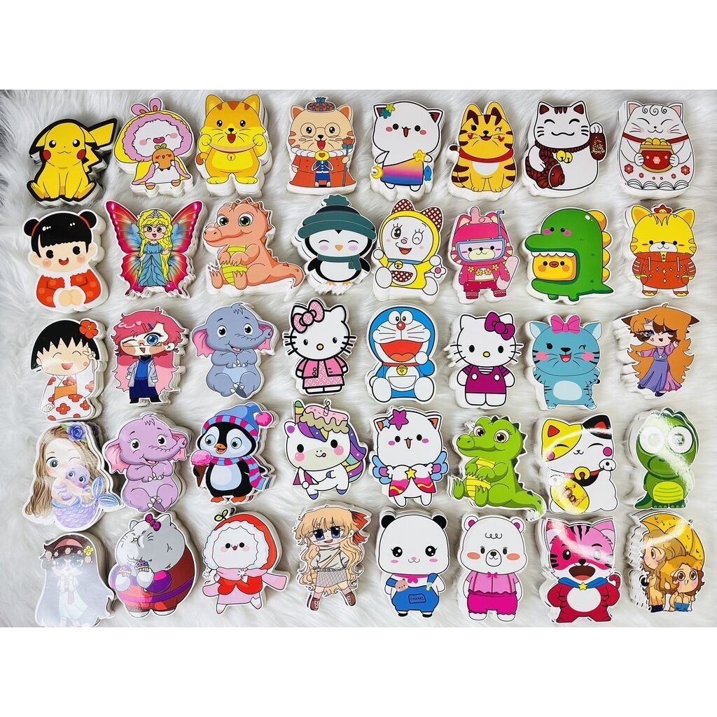 Bộ bao lì xì Chibi hoạt hình 2025 (3 chiếc/xấp) độc đáo, dễ thương cho dịp Tết.