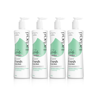 Bộ 4 Sữa tắm Lactacyd Ever Fresh mang lại làn da thơm mát và tràn đầy sức sống đến 24 giờ