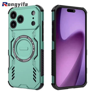 Ốp Từ Tính Tản Nhiệt Cho Samsung Galaxy S26 S25 Edge Plus S24 FE S23 S22 S21 Note 20 Ultra A56 A55 M56 5G Vỏ Điện Thoại Bướm Giáp Đơn Giản Phong Cách Mech Vỏ Mềm