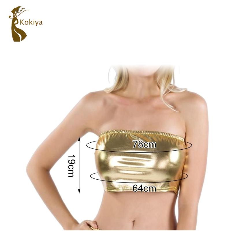 Áo tắm nữ Bandeau Top Camisole quây màu trơn cho âm nhạc