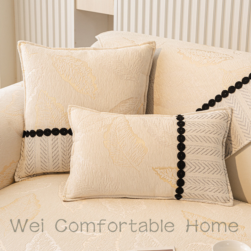 Pháp Sofa Đệm Bốn Mùa Đa Năng 2025 Phong Cách Mới Nhẹ Da Sang Trọng Sofa Bao Chống Trơn Trượt Sofa Khăn Vải Đệm