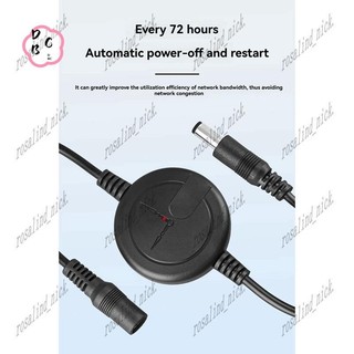 Hẹn giờ đặt lại bộ định tuyến WiFi 72 giờ tự động - DC5V-15V Trắng