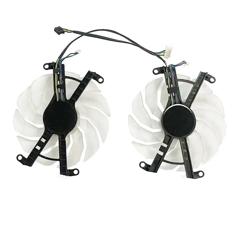 Quạt thay thế DIY mới LED trắng GFY10015H12SPA 102MM cho GALAX GeForce RTX3060ti 3070 3070ti EX card đồ họa màu đen