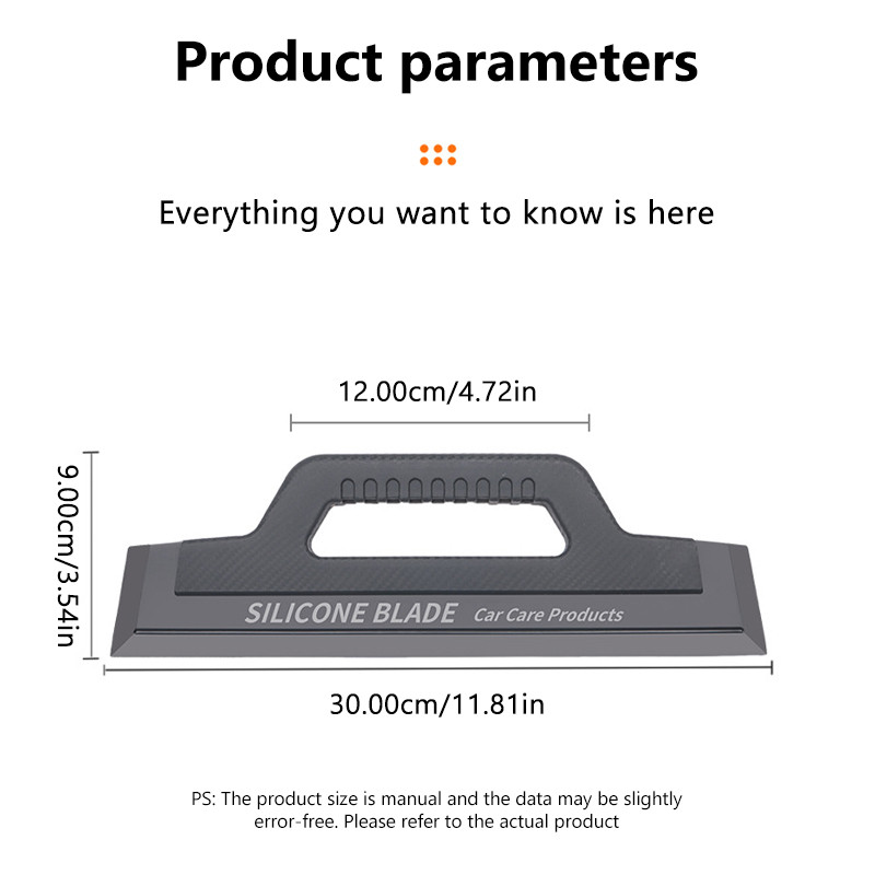 SEAMETAL Chống Trầy Xước Silicon Mềm Rửa Xe Khăn Lau Tiện Dụng Squeegee Nước Cửa Sổ Lau Sấy Dao Cạo Có Tay Cầm