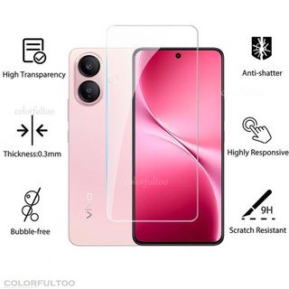 Kính cường lực phía trước 2 trong 1 9H Clear HD cho Vivo V60 Lite V 60 Lite VivoV60Lite 4G 5G 2025 Full Cover Keo dán bảo vệ màn hình máy ảnh trong suốt Phim bảo vệ ống kính phía sau