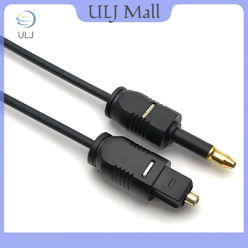 Cáp âm thanh SPDIF quang học kỹ thuật số ULJ 1.96Ft Toslink Male 3,5mm.