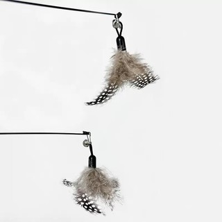 Đồ chơi mèo CFA Sai Lớp Cat Tease Stick Spot Feather Đầu thay thế