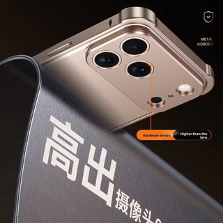 [JLK] Ốp Lưng Kim Loại Khung Nhôm Màu Chính Hãng Cho IPhone 17 Air 16 15 14 13 Pro Max Vỏ Điện Thoại Bảo Vệ Ống Kính Hợp Kim Chất Lượng Cao