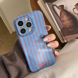 Ốp lưng iPhone 17ProMax 17Pro 17Air Apple iPhone Case Blue Red Sọc 16ProMax 16Pro 16 15ProMax 15Pro 14ProMax 13ProMax 16Plus 15Plus 14Plus 7 / 8Plus Giá đỡ bàn cầm điện thoại