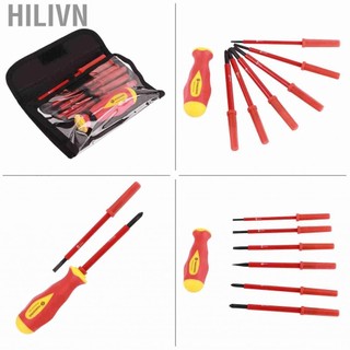 Hilivn Tua vít thợ điện cách điện 7 Cái/bộ Độ bền cao cho độ xoắn tối đa Thoải mái tối đa