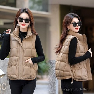 Áo khoác cotton cổ đứng phong cách Hàn Quốc, phù hợp mùa đông, dáng ngắn gọn.