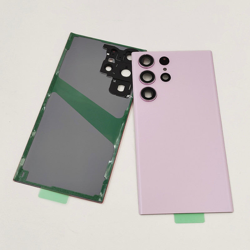 Mặt Sau Kính Nhà Ở Dành Cho Samsung S23 Ultra Pin Nắp Cửa Sau Thay Thế Dành Cho Galaxy S23Ultra S918B & Ống Kính Máy Ảnh