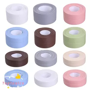 TOPTOOLCX 3.2m Dải niêm phong PVC Băng keo phòng tắm Bồn rửa cạnh