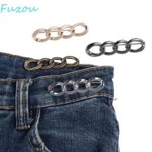 Quần FUZOU Nút Thắt Lưng, Khóa Thắt Lưng Hợp Kim Jean Fit Thắt Lưng, Nút Điều Chỉnh Tinh Tế Móc Khóa Bạc Jean Nút Cho Tiệc Quần Jean Rời