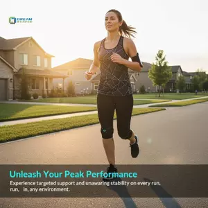 1Pc Patella Tendon Hỗ Trợ Dây Đeo Đầu Gối Để Đi Bộ Đường Dài Chạy Giảm Đau mới