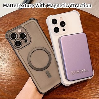 Vỏ Mềm Cho Realme C85 C61 C63 C55 C51 C53 C35 C33 C30 C30S C25Y C21Y C21 C11 2021 C25S C25 C15 C12 Có Túi Khí Thu Hút Từ Tính Matte Chống Sốc Bảo Vệ Vỏ Điện Thoại