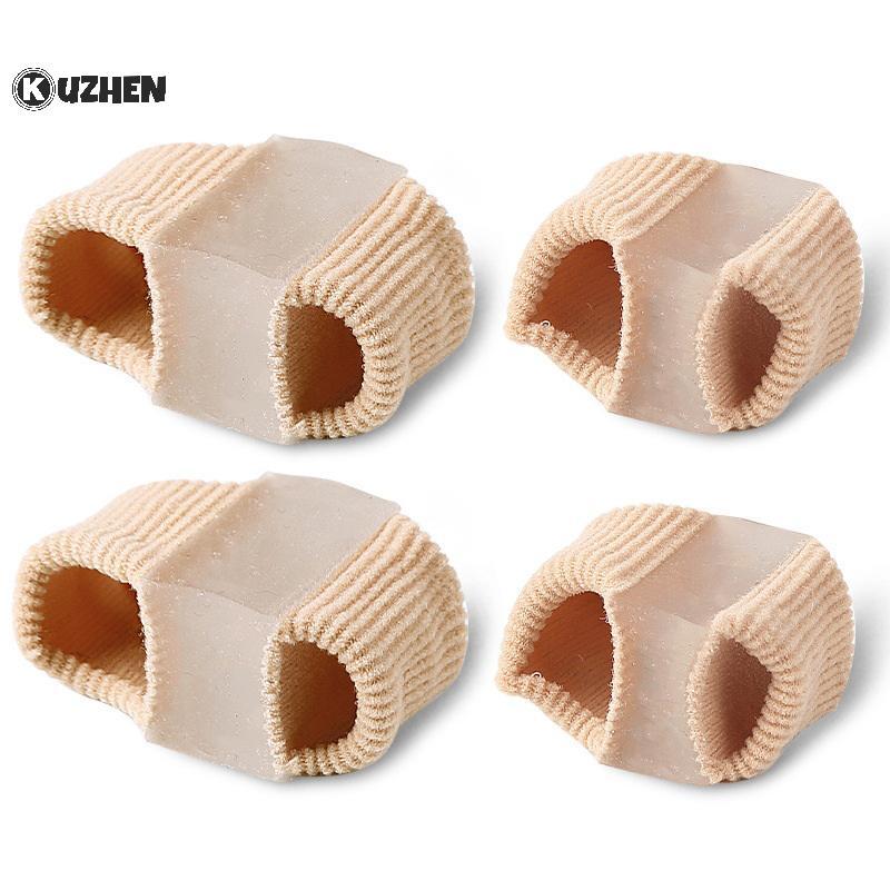 KUZHEN 1 Miếng Đệm Tách Ngón Chân 2 Vòng Vải Bunion Corrector Có Lớp Lót Gel Để Giảm Đau Bunion Và Chồng Lên Ngón Chân HOT