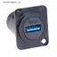 VFZ D loại Kim loại USB Soet Đầu nối thẻ đôi USB 3.0 Bảng kết nối gắn OTE