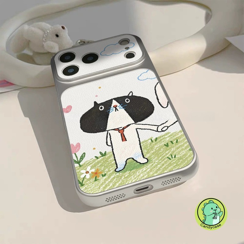Vỏ Cặp Đôi Dễ Thương Cho Redmi K90 Pro Max K80 K70 K70E K60 K60E K50 Ultra K50i K40 K40S Turbo 5 Max 4 Pro 5G 4G Vỏ Da PU Hoạt Hình Chó Mèo Con Chó Con Vỏ Điện Thoại Mềm