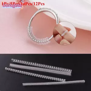 BORAGETE 1 Cái / 5 Cái / 10 Cái / 12 Cái Vỏ Cứng Bảo Vệ Trang Sức Phần Xoắn Ốc Hữu Ích Giảm Tốc