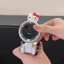 Quạt Hello kitty Turbo Lớp Học Sinh Im Lặng Cầm Tay Nhỏ usb Quạt Làm Mát Di Động Ngoài Trời SUR6