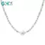 GHX Bạc Gãy Ngọc Trai Mặt Dây Chuyền Nelace Opal Dây Xích Sáng Bóng Nữ Tính Khí Trang Sức Choker Nelace Trang Sức Cưới Quà Tặng Sinh Nhật VN