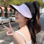 Chống Đánh Dấu Tích Hợp Mũ Chống Nắng Mùa Hè Kích Thước Lớn Mũ Chống Nắng Nữ Đầu Lớn Chu Vi Có Thể Gập Lại Rỗng Top Mũ Chống Nắng Chống