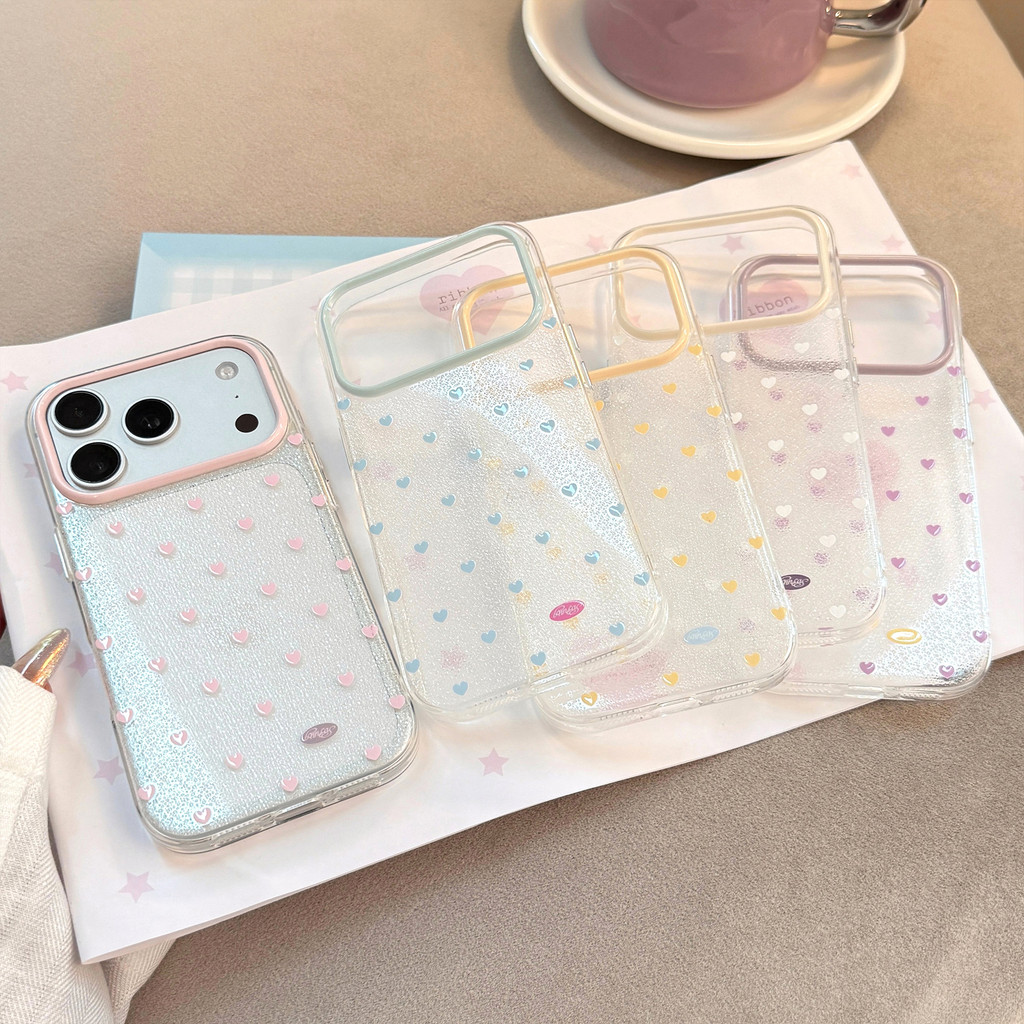 Ốp lưng iPhone trong suốt Love thích hợp cho iPhone 17 Pro Max, 17, 16, 15, 14, 13, tất cả các mẫu, để bảo vệ chống rơi. MGSH