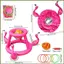 Vòng bóng rổ bơm hơi cho bể bơi Đồ chơi ngoài trời nổi bơm hơi Bể bơi Flamingo Vòng bóng rổ cho kouvn