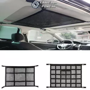 FANIELLAPOWELL Lưu Trữ Trần Ô Tô Di Động Mái Xe Ô Tô Túi Nội Thất Hàng Hóa Tổ Chức Tự Động Stowing Tidying Pocket Mái Ô Tô Hàng Hóa Lưới