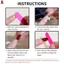 10 Chiếc Bấm Móng Tay Hình Bầu Dục Ngắn Matte Finish Với Thiết Kế Hoa 3D Cho Nữ Và Bé Gái Mặc Hàng Ngày Đảng Làm Móng Tay