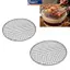 MAKY 24 / 26CM Tròn Thép Không Gỉ Thịt Nướng Lưới BBQ Lưới Grate Lưới Cắm Trại Dã Ngoại Thực Phẩm Ra BBQ Nướng Dụng Cụ Nhà Bếp Phụ Kiện VN