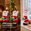 Nhảy Múa Ông Già Noel Nhồi Bông Chân Lắc Hoạt Hình Búp Bê Ông Già Noel Đứng Trang Trí Chạy Bằng Pin