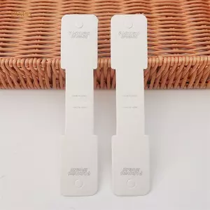 PNPIA- 50 Chiếc Hiển Thị Thẻ Cho Dây Tóc Kẹp Tóc Nelace Vòng Tay Bông Tai Tai Bông Tai Handmade DIY Trang Sức Tông Paage Kẹp Tóc Thủ Công Thẻ Treo Thẻ