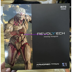 Kaiyodo Attack on Titan Amazing Yamaguchi Revoltech NR069 The Armored Titan Reiner Braun Anime Nhân Vật Hành Động Mô Hình