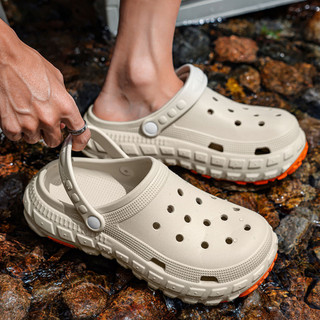 Xăng đan EVA Clog Nam Mùa Hè, Giày Đi Biển Chống Trơn Trượt Đệm Chống Trơn Trượt Có Chân Kháng Khuẩn