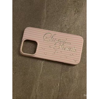 Ốp Điện Thoại Thích Hợp Cho iPhone Laser Sáng Bóng Độc Đáo Tiếng Anh iPhone17Pro / 16 / 15 / 14 Ốp Điện Thoại 13 Bé Gái 12 Niche 11 Vỏ Bảo Vệ Tính Khí 6WHX